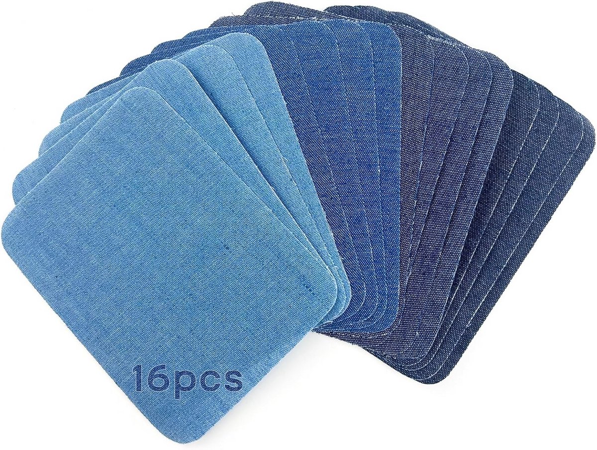 Strijk-Op Kledingpatches Set - Herstellen & Decoreren van Kleding