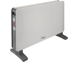 Krachtige Elektrische Convector Kachel met Ventilator - 2000W - Still en Draagbaar