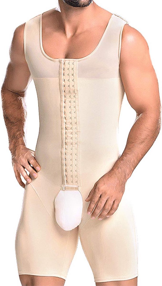 Mannen Shapewear Volledig Body Shaper met Tummy Control voor Slank Silhouet