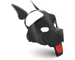 alpha dog - pup hood - zwart