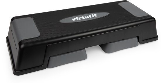 VirtuFit Aerobic Stepper - Professionele Verstelbare Fitness Stepper - Antislip - Aerobics stepper - Verstelbaar - Duurzaam en Slijtvaste Aerobics Stepper - Geschikt voor Krachttraining en Revalidatie - Aerobics Stepper Fitness