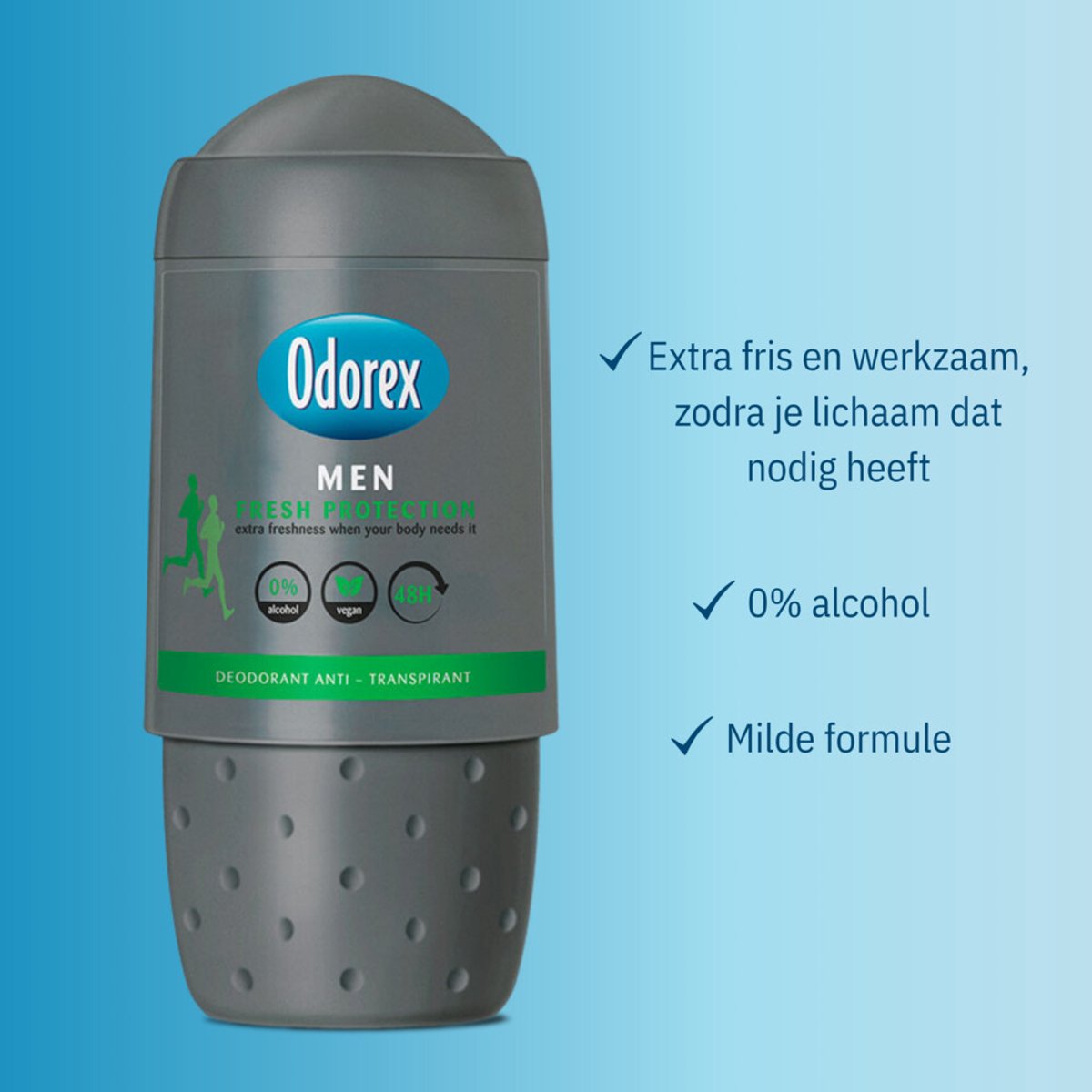 Odorex Deo Roller Men – Fresh Protection - 3 x 50 ml