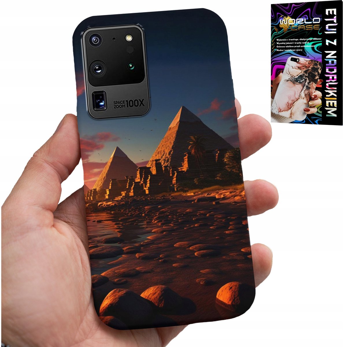 Hoesje voor Samsung Galaxy S20 Ultra - Piramides van Gizeh, Egypte, Sfinx, Farao