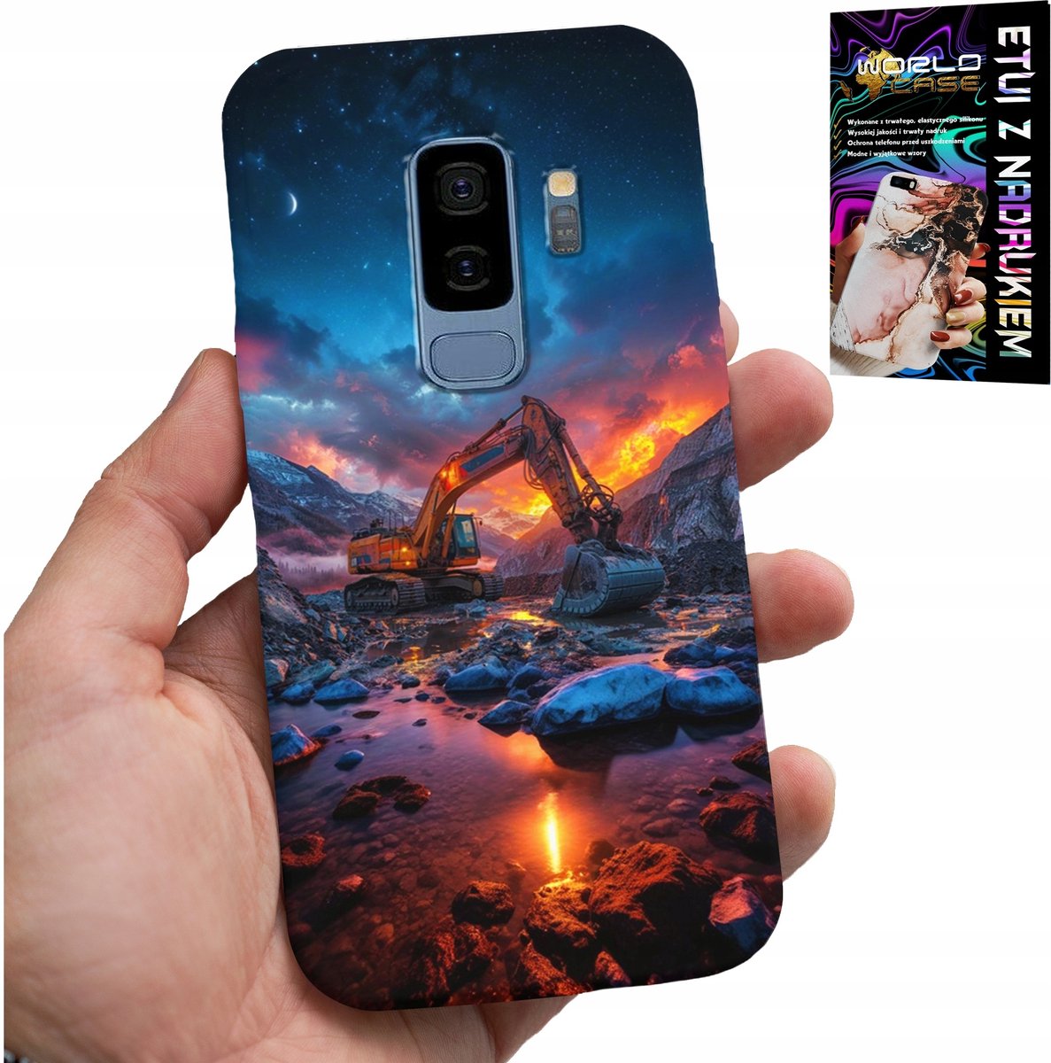 HOESJE VOOR SAMSUNG GALAXY S9 PLUS - TRACTOR LANDBOUW TRACTOR ONDERGRONDSE