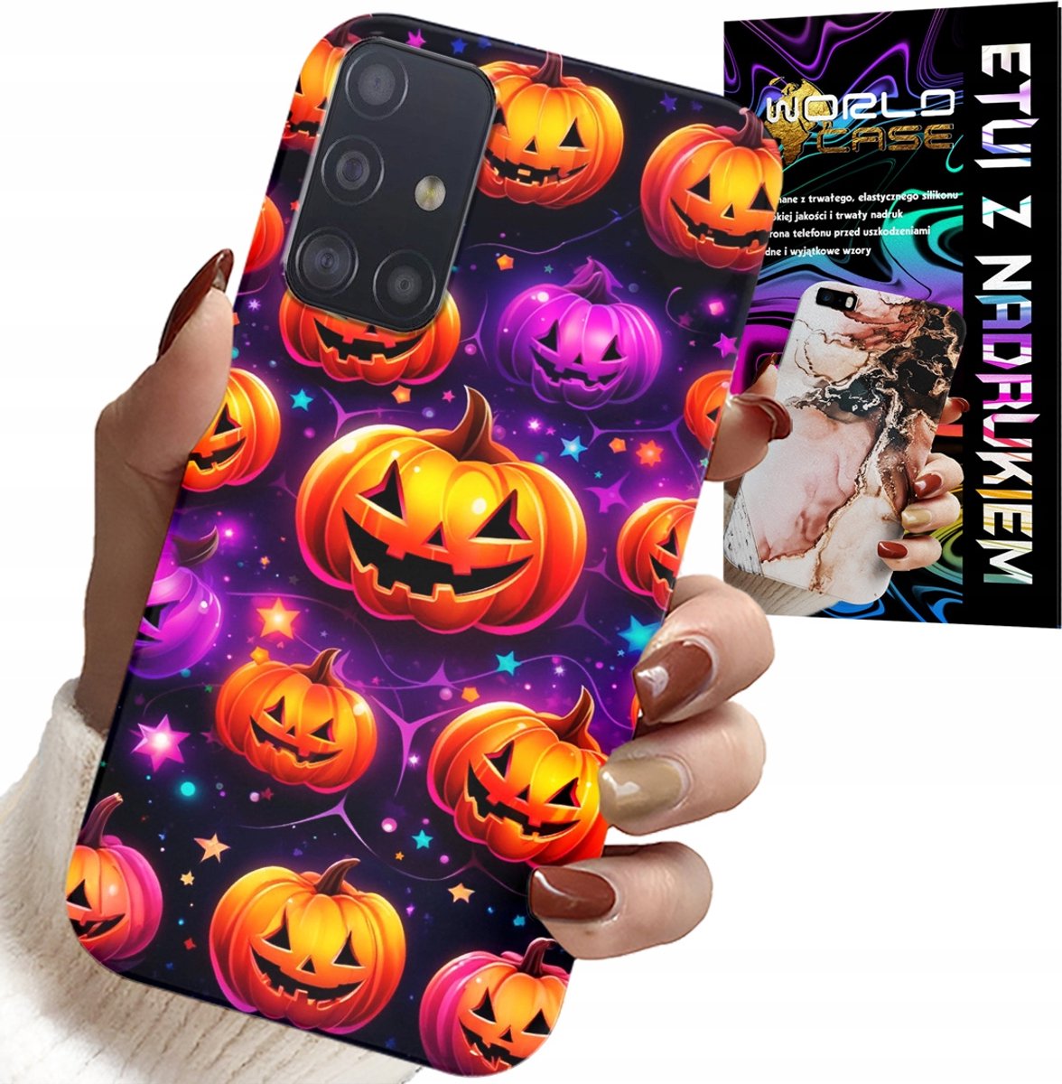 HOESJE VOOR SAMSUNG GALAXY M31S - HALLOWEEN, SALEM, ENGE POMPOENEN, PATRONEN