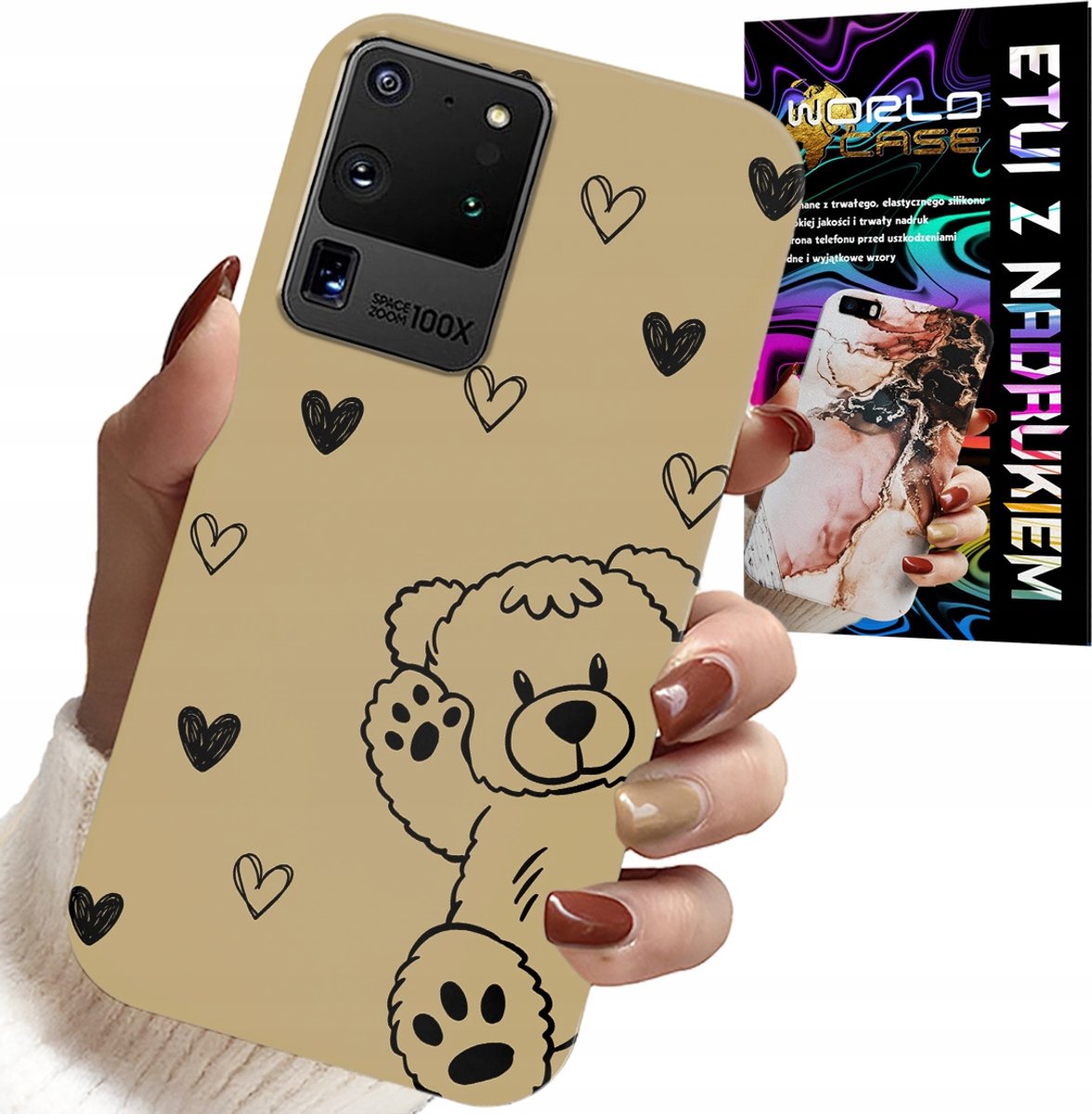 HOESJE VOOR SAMSUNG GALAXY S20 Ultra - TEDDYBEER PRO MAXZAK PATRONEN VOOR DE JONGSTE