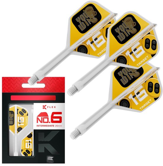 Target K-Flex You Win NO6 - Dart Flights van Merkloos — afbeelding 5