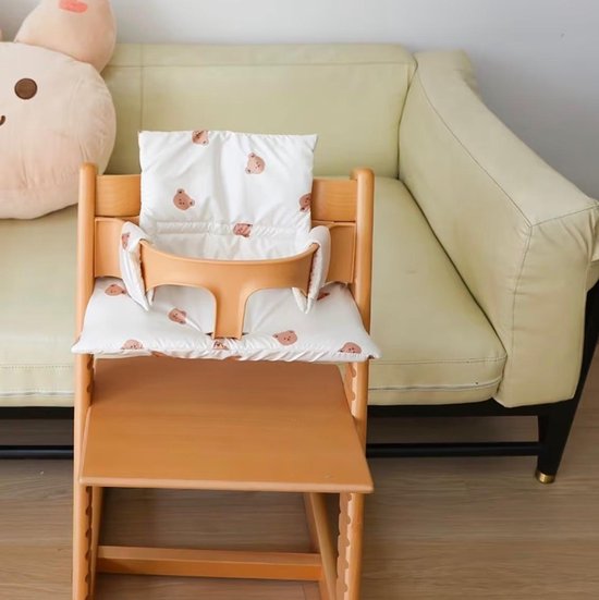 kussenset dat past voor tripp trapp - pillow baby chair - inlegkussen voor babystoel - stoelverkleiner meegroei - seat reducer - infant insert van Merkloos — afbeelding 2