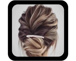 Haaraccessoires voor de bruid - Faux Parels - Haarspeld - Kam - Franse Parels - Hoofdsieraad - Clip voor Vrouwen en Meisjes (Stijl B)