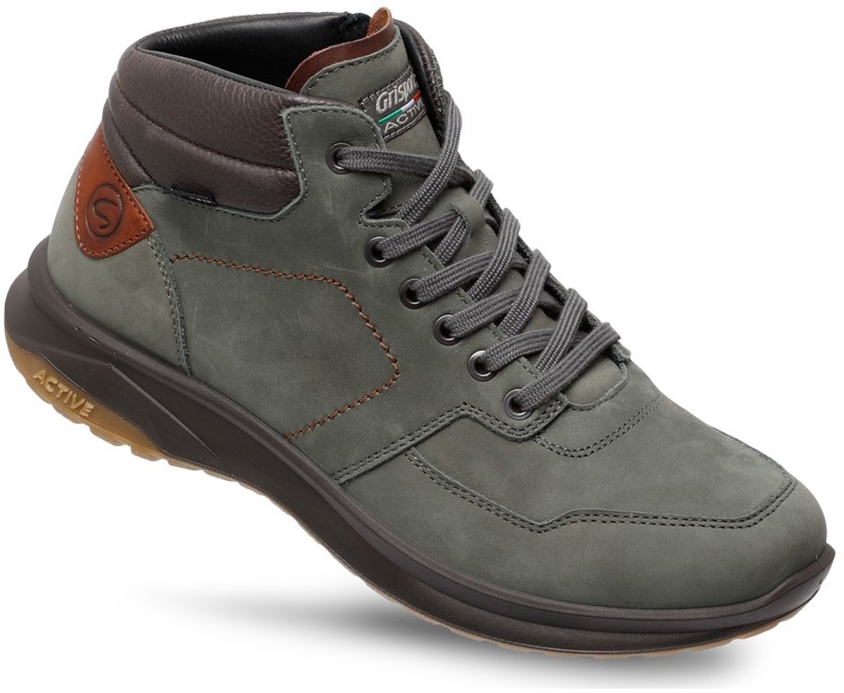 Herenschoen merk Grisport active collectie kleur model hoog Groen