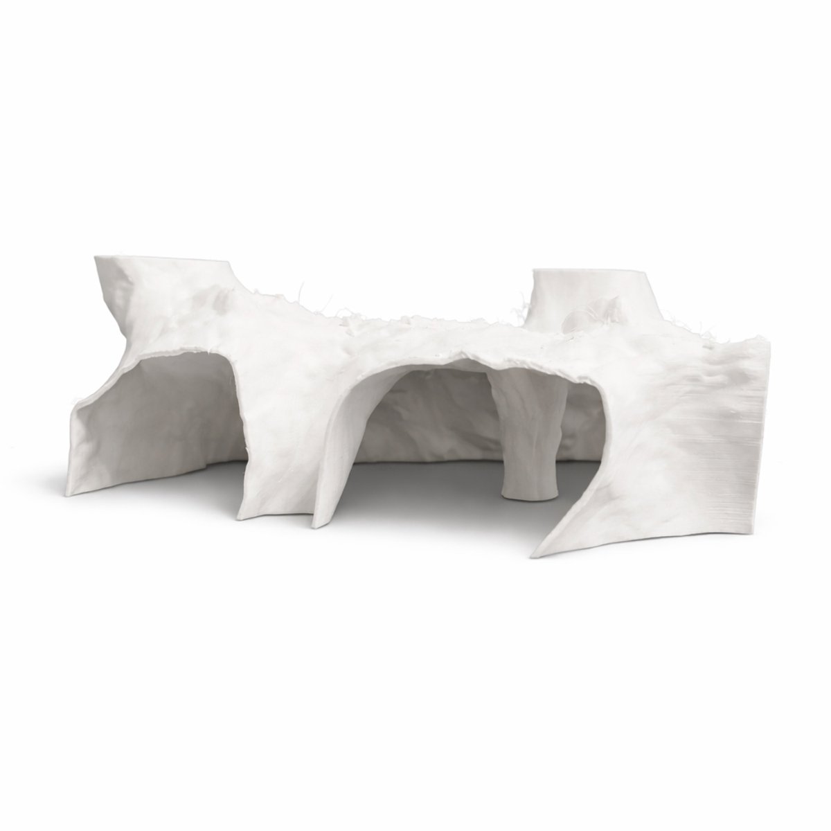 Aquarium Grot met Dubbele Ingang 17.3 x 11.7 x 4.8 cm – Aquarium Decoratie Grot voor Vissen & Garnalen – Schuilplaats Aquarium – Aquascaping Accessoire – Natuurlijke Aquarium Inrichting – Hoek Grot Aquarium Ornament
