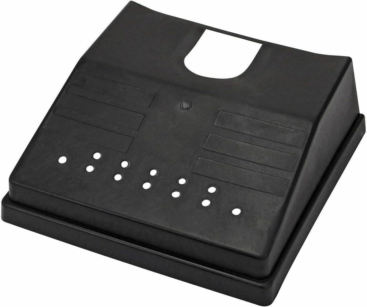 Afvoer Cover - Bladvanger Rooster - Voorkom Verstopping - Aanpasbare Pasvorm - 30x30x10 cm - Zwart