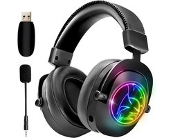 CLVP® Game Headset - Koptelefoon Gaming - Met Microfoon - Zwart