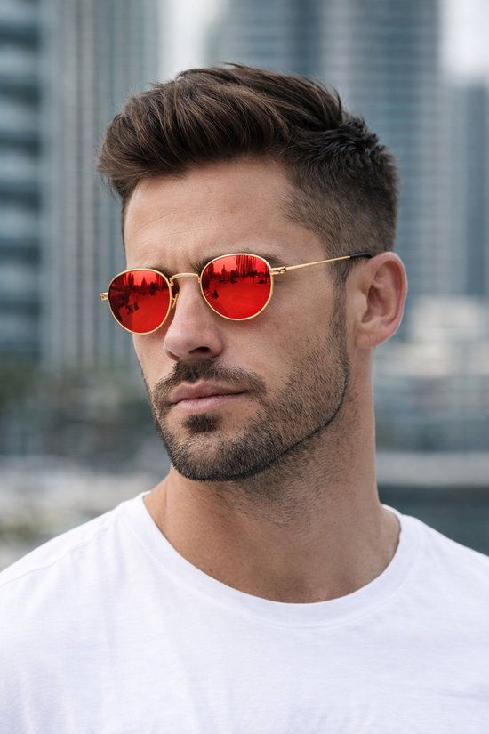 KingSeven Redstar - Pilotenbril met UV400 en polarisatie filter - Z195 van Kingseven — afbeelding 5
