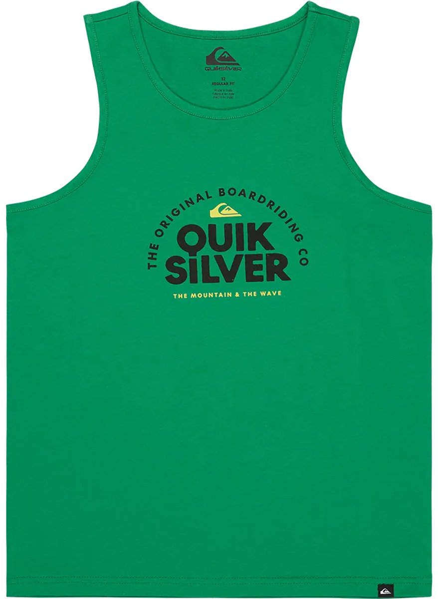 Quiksilver Fundamental Ride Mouwloos T-shirt 12 Years Jongen Leprechaun
