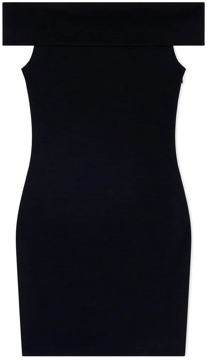 Armani Exchange Xw001742_af21295 Mouwloze Jurk Zwart M Vrouw