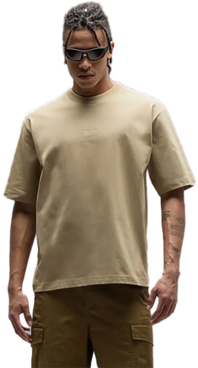 Oakley Apparel Soho Gen T-shirt Met Korte Mouwen Beige L Man