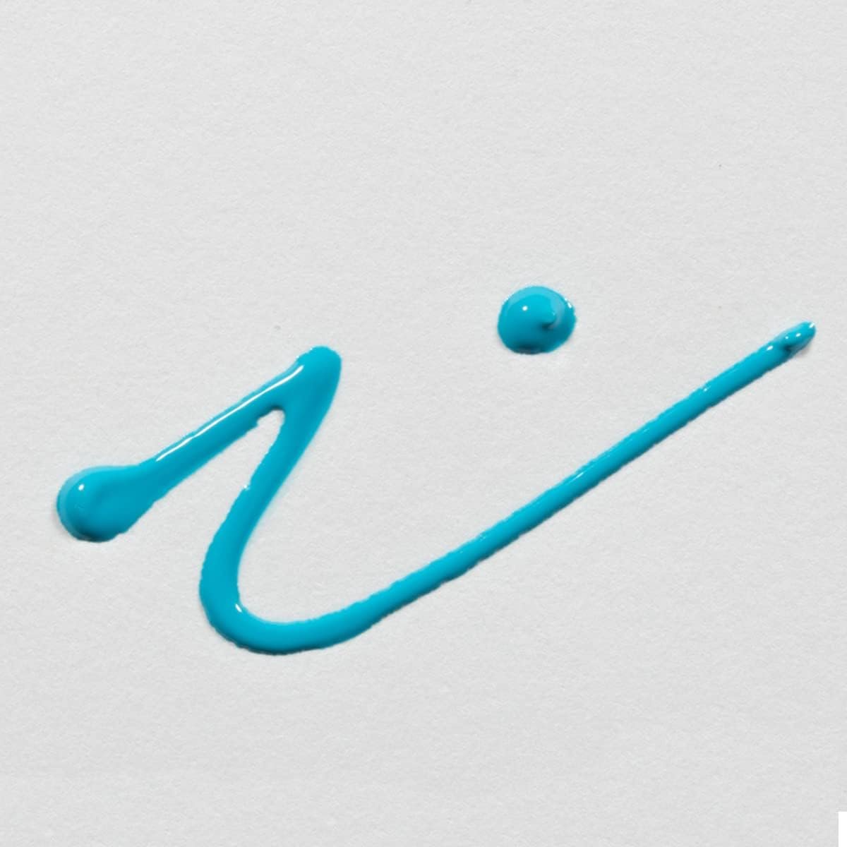 Effect Liner - 3D Verfstift - Textiel Versieren - Parelmoer & Shimmer - 28 ml - Turquoiseblauw