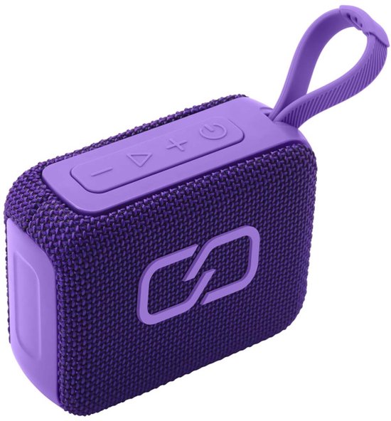 Bluetooth speaker Ledwood XS40 paars – draagbaar, krachtig 5W geluid, IPX4 spatwaterbestendig, 16 uur batterij
