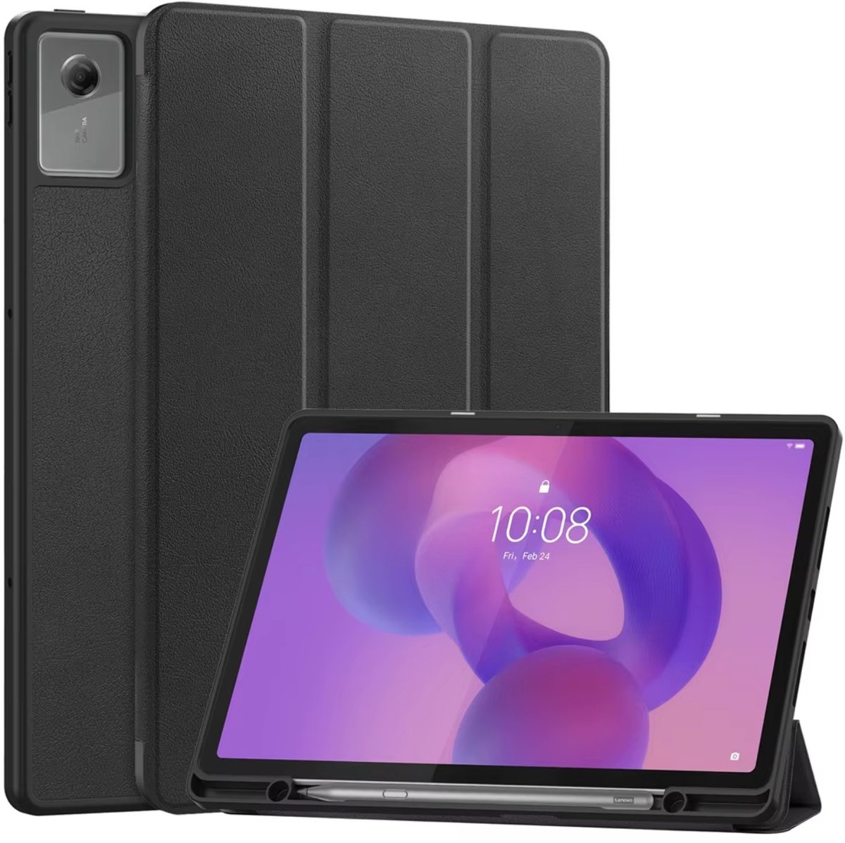 EtuiTab Smart Pencil Cover - Lenovo Idea Tab Plus - Beschermend - Rysik Houder - Magnetische Sluiting