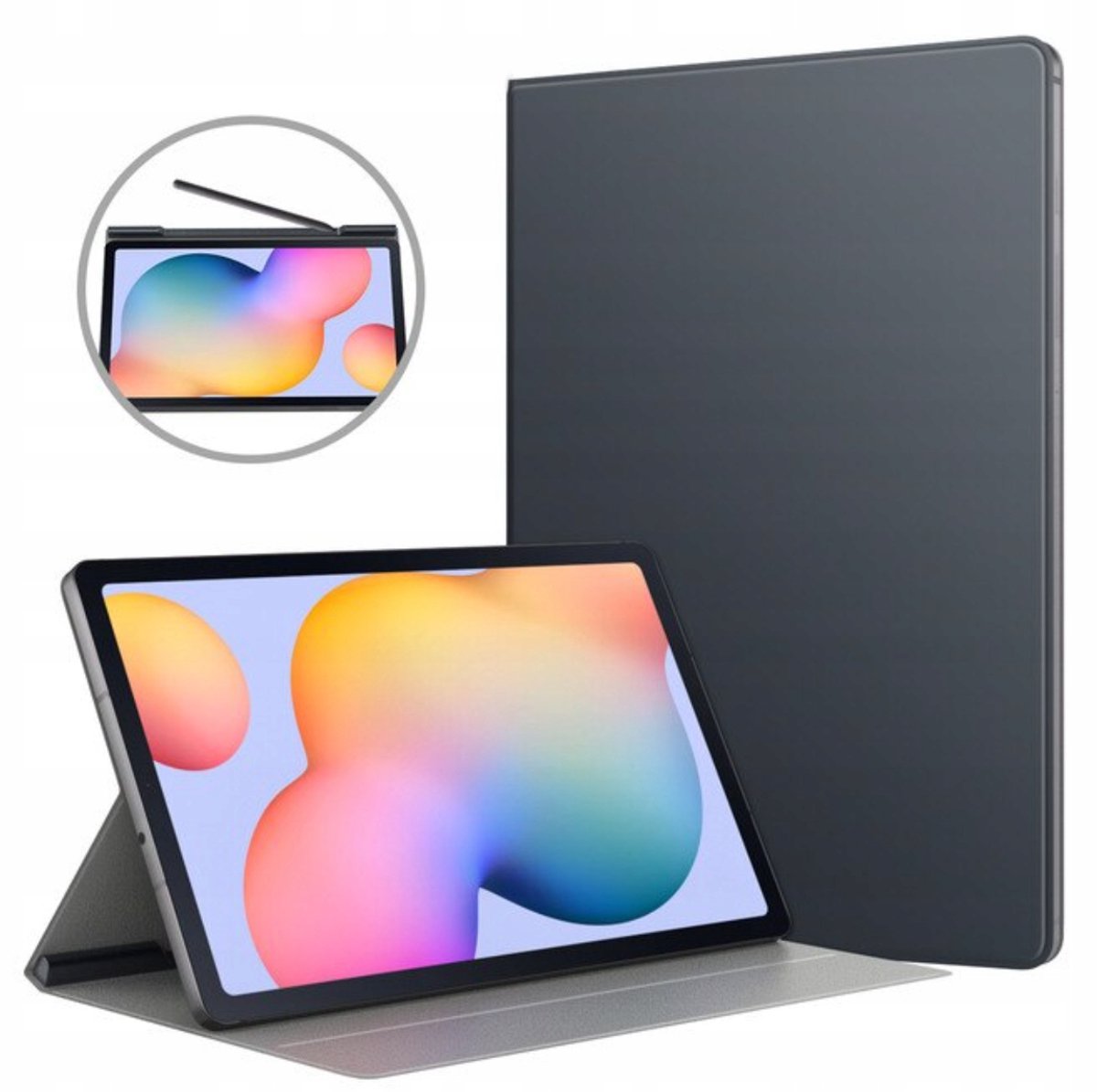 EtuiTab - Beschermhoes - Samsung Galaxy Tab S6 Lite - Magnetisch - Grijs
