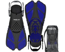 ACTIV/SPACE – Verstelbare duik- en snorkelvinnen 43/47 – blauw