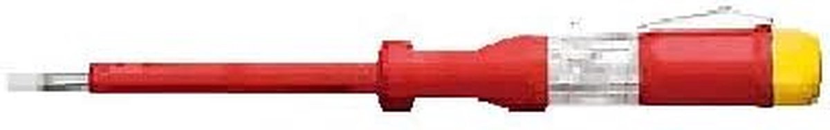 Spanningstester Schroevendraaier - Fasedetector - Elektrische Controle - Geïsoleerde Handgreep - 3.5x95mm - Rood