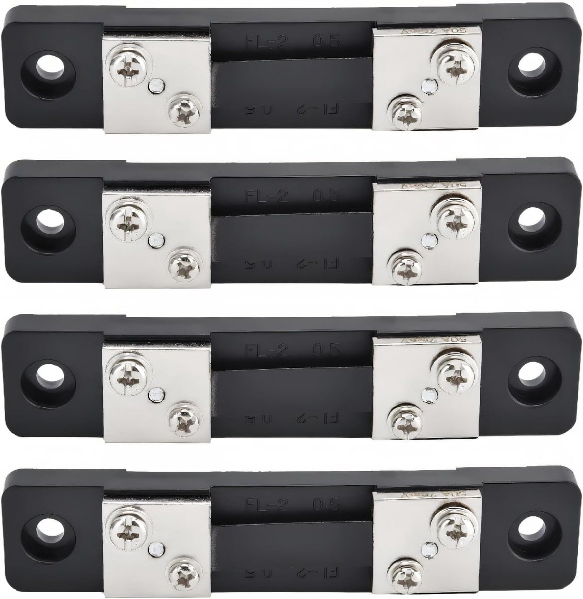Stroomshunt Set - Ampèremeter Accessoires - Elektronica Testen - Hoge Nauwkeurigheid - 50A 75mV