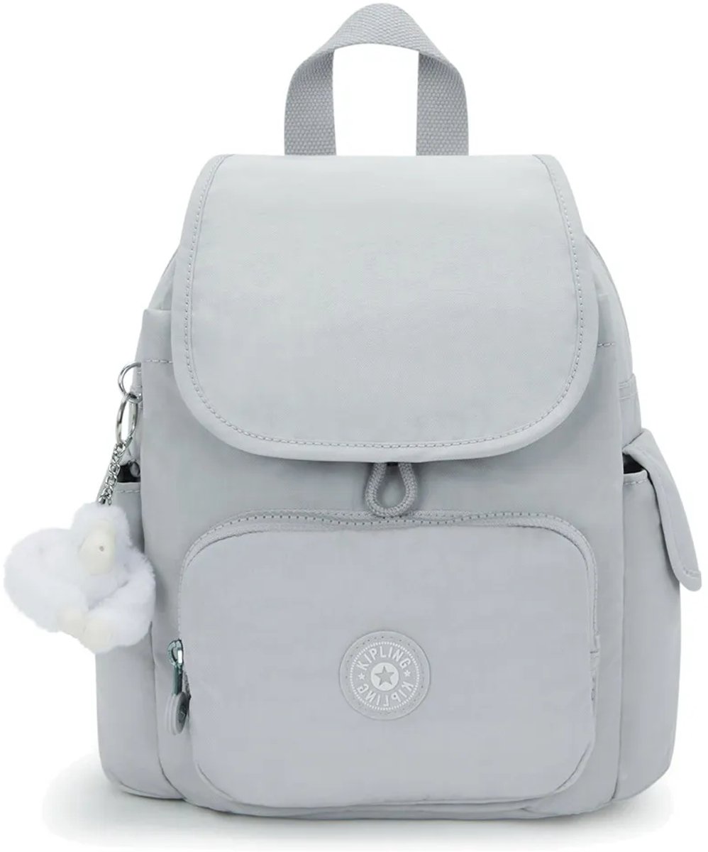 kipling vrijetijdsrugzak rugzak Basic City Pack Mini Backpack Easy Grey Lichtgrijs – foto 8