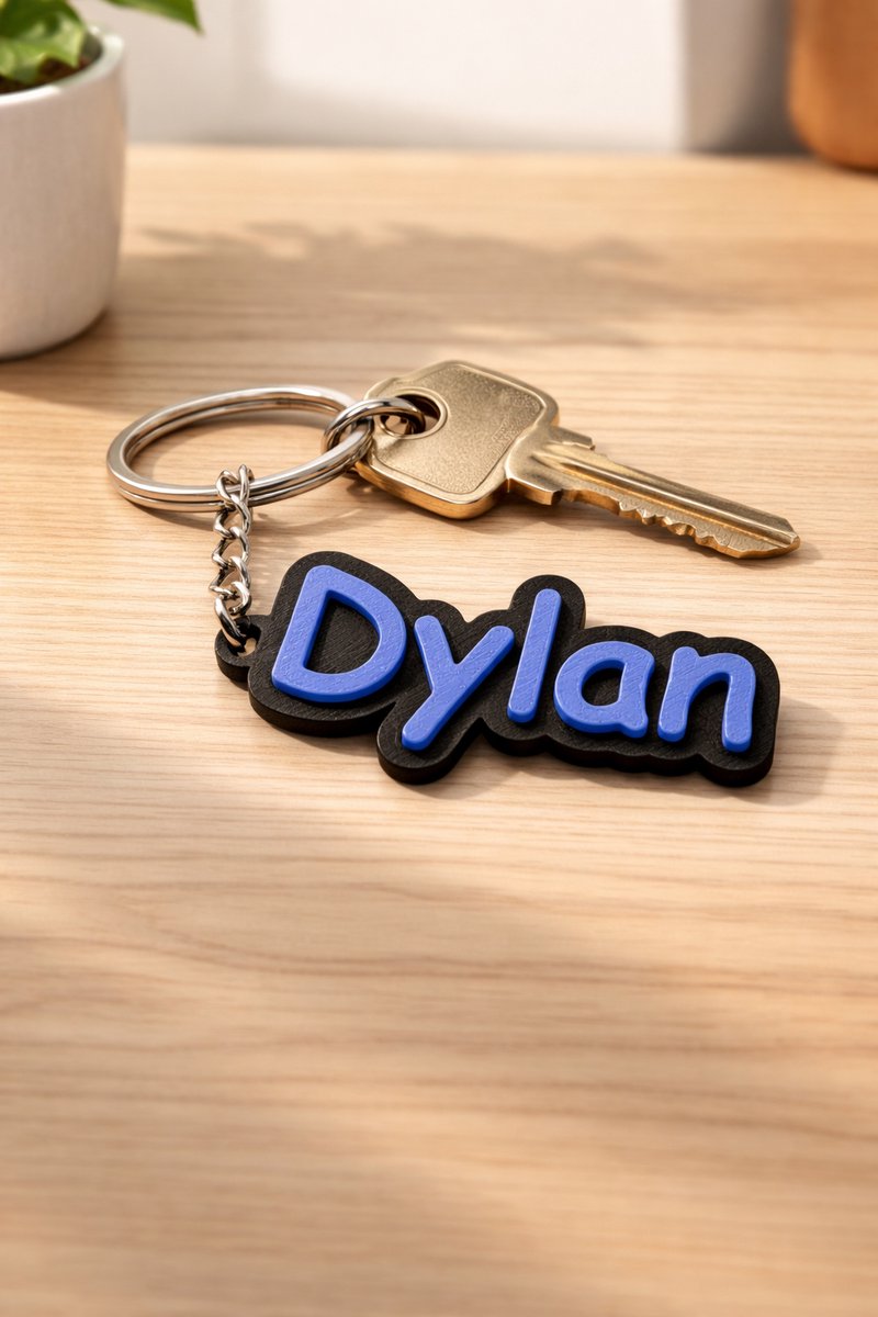 Gepersonaliseerde Sleutelhanger Naam – Custom Naam Keychain – Persoonlijk Cadeau voor Kind of Volwassene