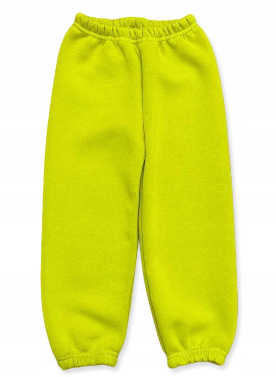Dartomik - Ocieplane Joggingbroek - Kinderen - 158 - Limonka