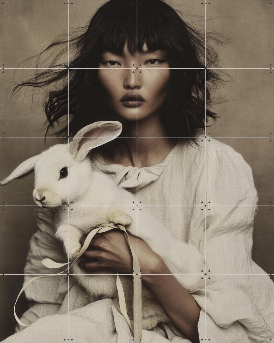 IXXI Zaya, STUDIO HANNAH LEMHOLT - 80 x 100 cm - Gratis ophangtool - Grote wanddecoratie en posters - Fotografie, Realisme, Slaapkamer, Woonkamer