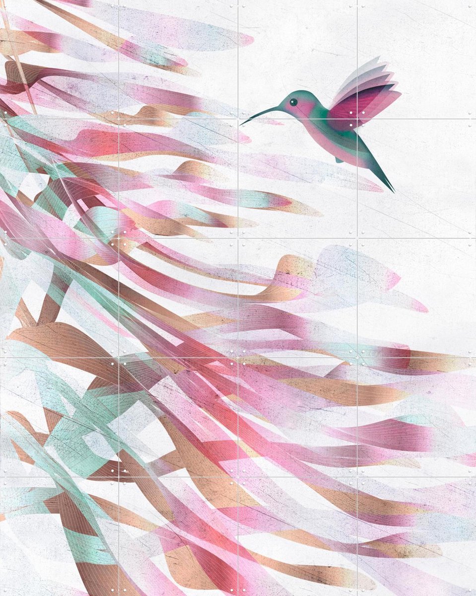 IXXI Sweet Freedom, Angelo Cerantola - 80 x 100 cm - Gratis ophangtool - Grote wanddecoratie en posters - Grafisch Ontwerp, Digitale Kunst, Abstract