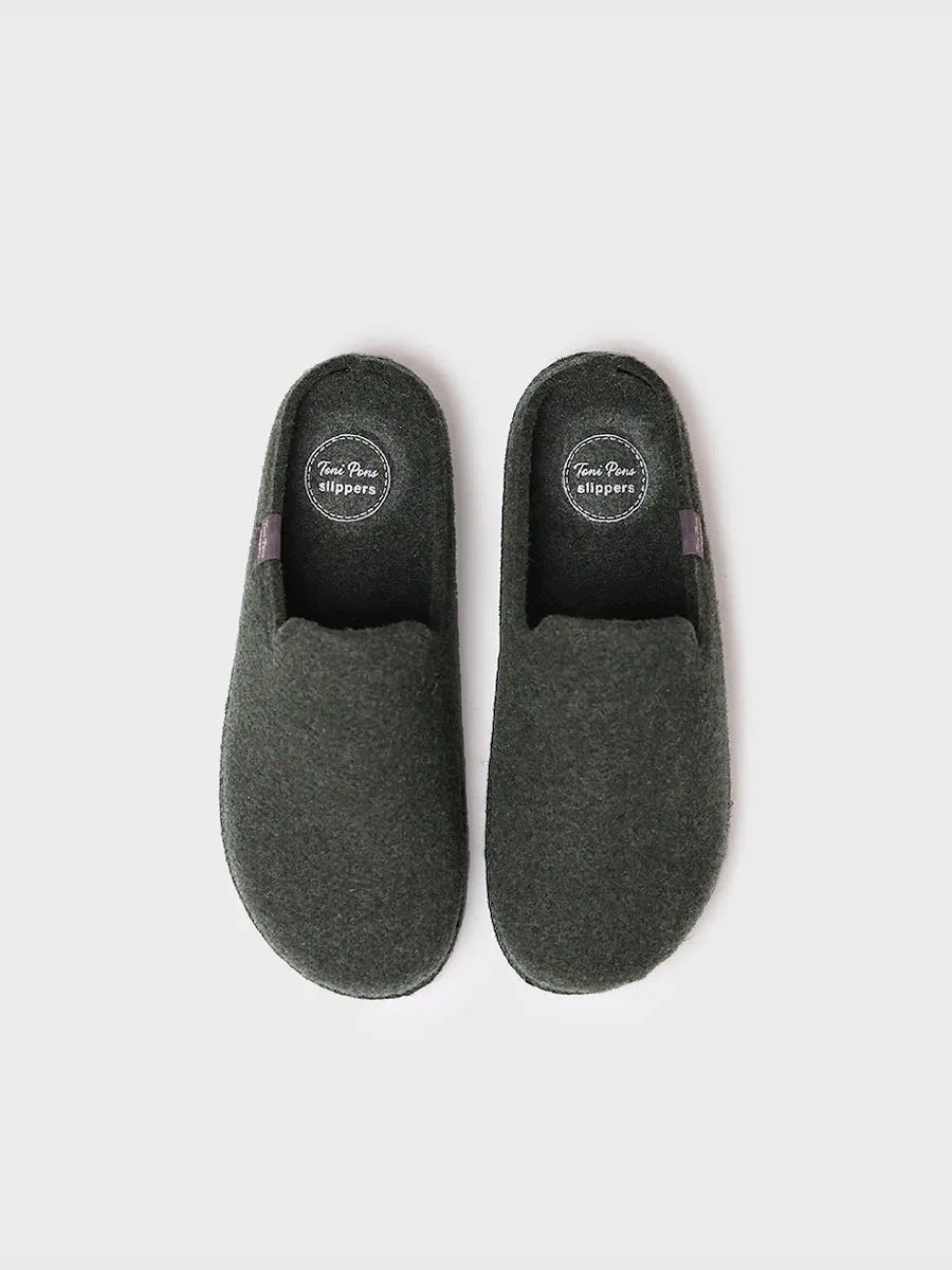 Herenslippers gemaakt van gerecyclede wol | TOMAS-RW