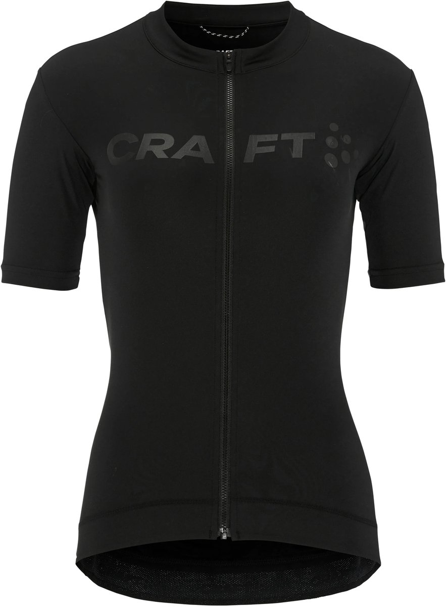 CRAFT ENDUR LOGO JERSEY W Dames Fietsshirt - Zwart