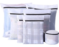 Okado Waszakken Set 7 stuks – Wasnetten met ritsbescherming – Voor delicaat wasgoed & BH’s – Fijnmazig polyester – Beschermt kleding en wasmachine – Ook als packing cubes travel organizer