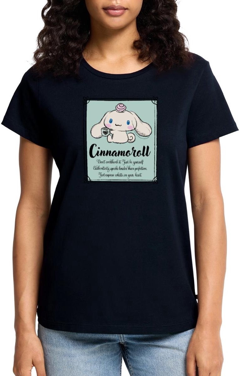 Cinnamoroll Don't Overthink It. Just Be Yourself Premium T Shirt Dames