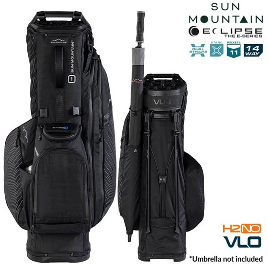 Sun Mountain E4.5 VLO H2NO Waterproof Hybride Standbag - Zwart - Kleur: Zwart - | | van Merkloos — afbeelding 5