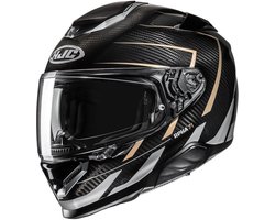 HJC RPHA 71 Carbon Cano Zwart Goud Zilver Integraalhelm - Maat XXL - Helm