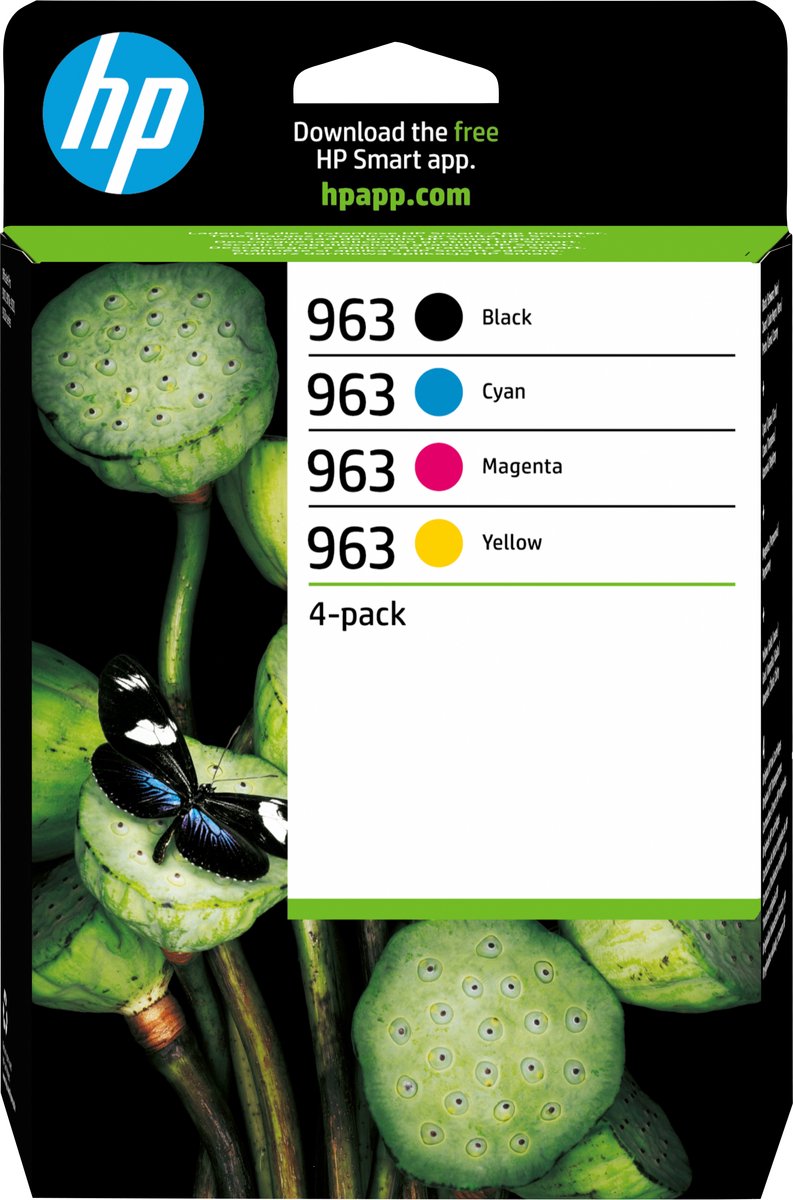 HP 963 - Inktcartridge - Origineel - Standaard capaciteit - Kleur en Zwart