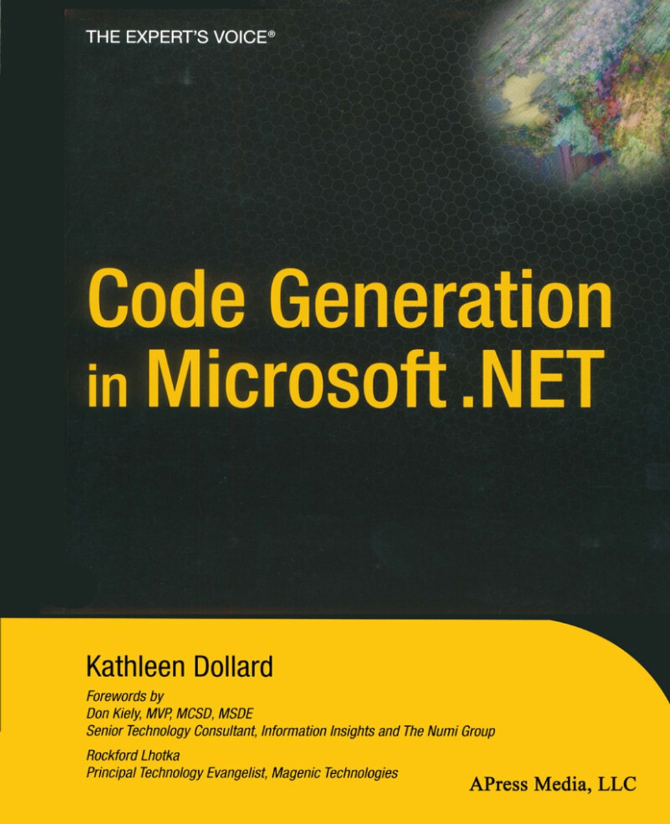 Omslag van Code Generation in Microsoft .NET