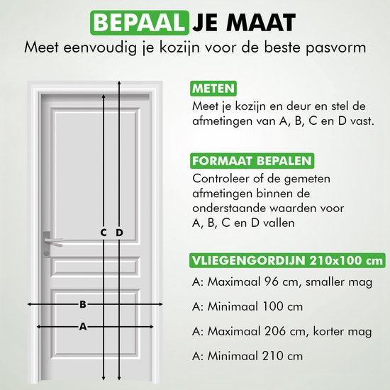 Travelhawk Vliegengordijn Magnetisch - Luxe Deurhor - 210 x 100 - Vliegen Gordijn - Horgordijn van Merkloos — afbeelding 5