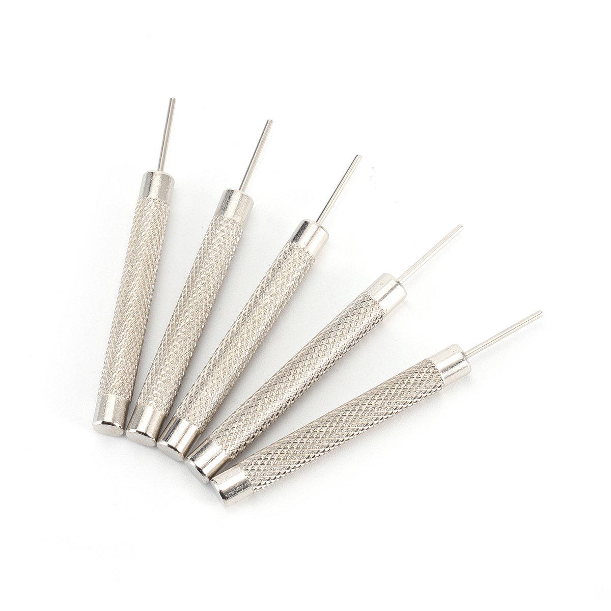 5 stuks 0.7mm horlogeband verwijdering gereedschap set - stalen oorklop - horlogeband verwijdering naald - horloge reparatie gereedschap - horlogemaker accessoires