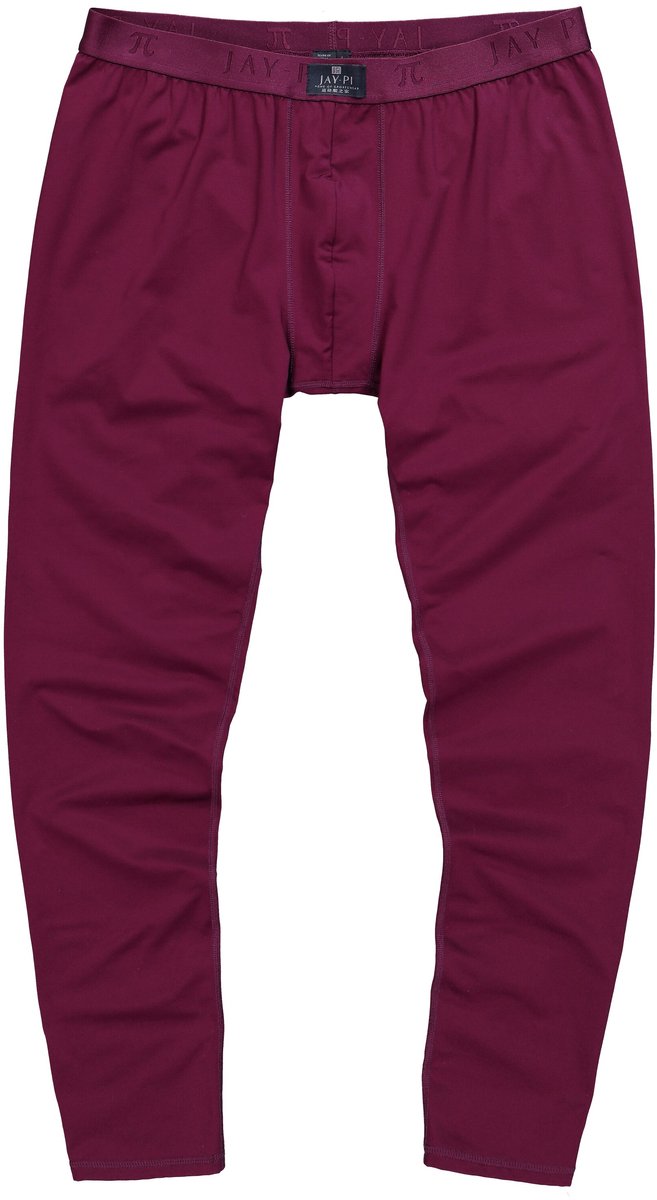 JAY-PI - Heren - Ski ondergoed skiwear underwear level 2 - Donker wijnrood - Maat 7XL