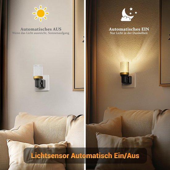 Stekkerlamp Dimbaar voor Binnen - Stopcontactlamp - Stekkerspots - Nachtlamp van Merkloos — afbeelding 5