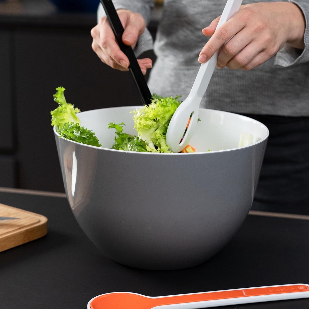 Stapelbare, ruime kom van 28 cm - Ideaal als salade- of soepkom