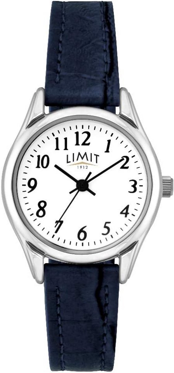 Dameshorloge Analoge Wijzerplaat Blauwe Band Stijlvol Polshorloge