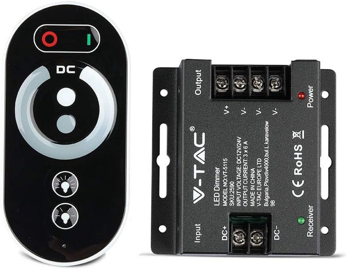 Universele LED Dimmer met Touch Afstandsbediening voor Dimbare Verlichting