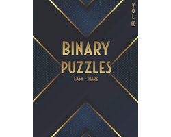 Binairo Puzzelboek voor Volwassenen: 480 Binaire Logische Breinbrekers in 6x6, 8x8 & 10x10