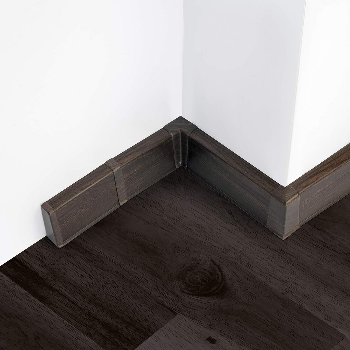 Binnenhoek voor Laminaatplinten 55 mm PVC Decoratieve Afwerklijst
